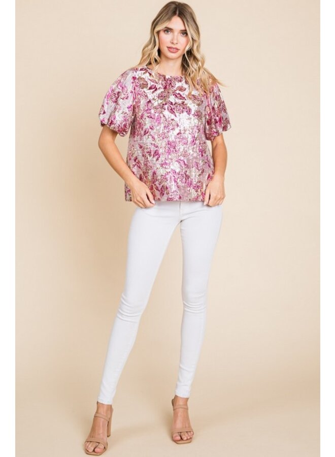 Floral Tapestry Blouse