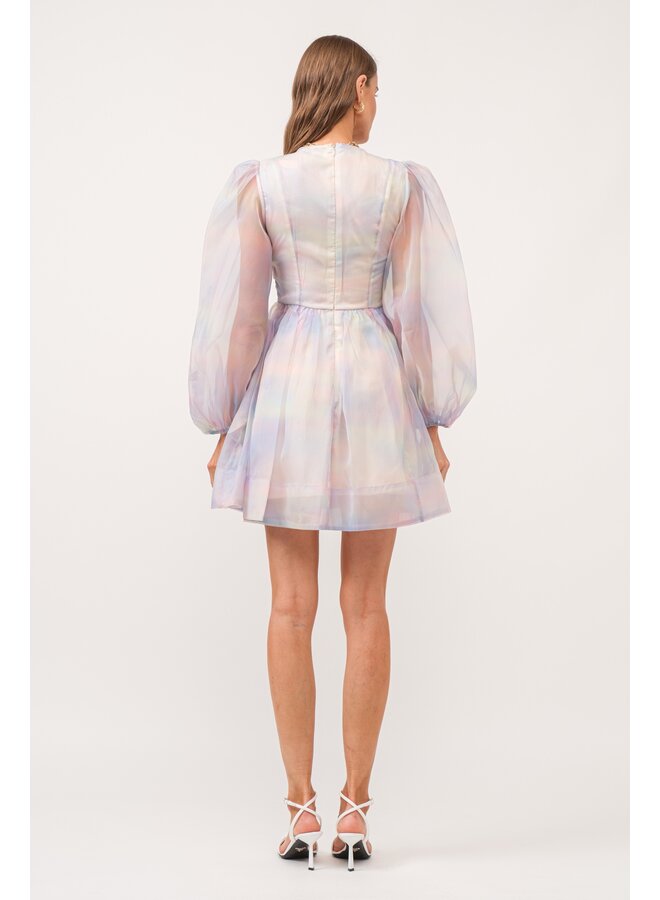 Pastel Bow Mini Dress