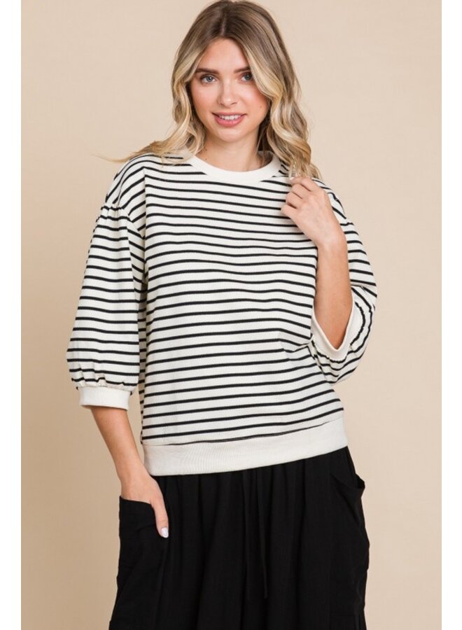 Striped Casual Top