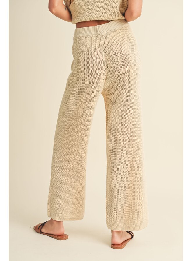 Knit Crop Lounge Pants
