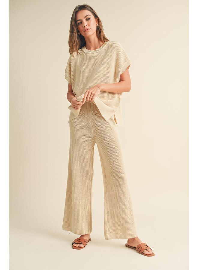 Knit Crop Lounge Pants