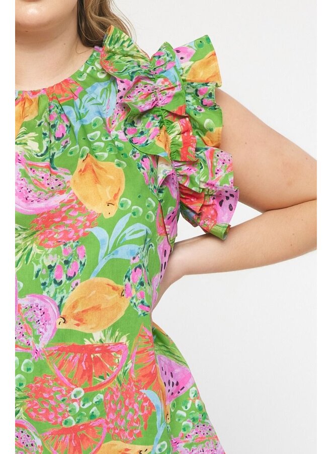 Fruit Floral Blouse