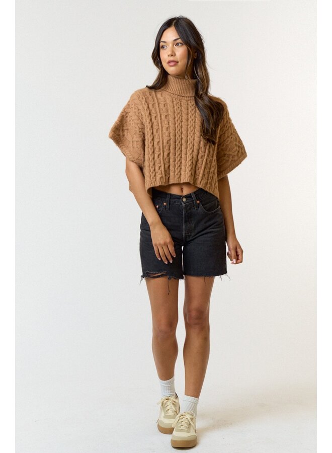 Chunky Knit Turtleneck Sweater