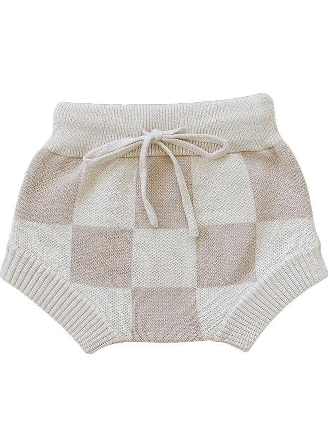 Checkered Knit Bloomers