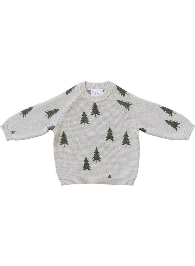 Pine Tree Knit Sweater