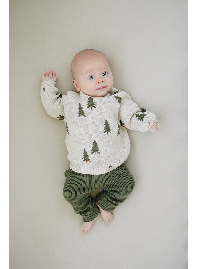 Pine Tree Knit Sweater