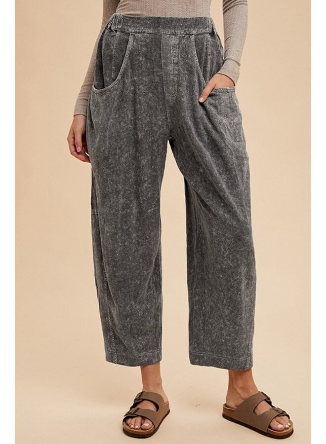 Charcoal Barrel Pants