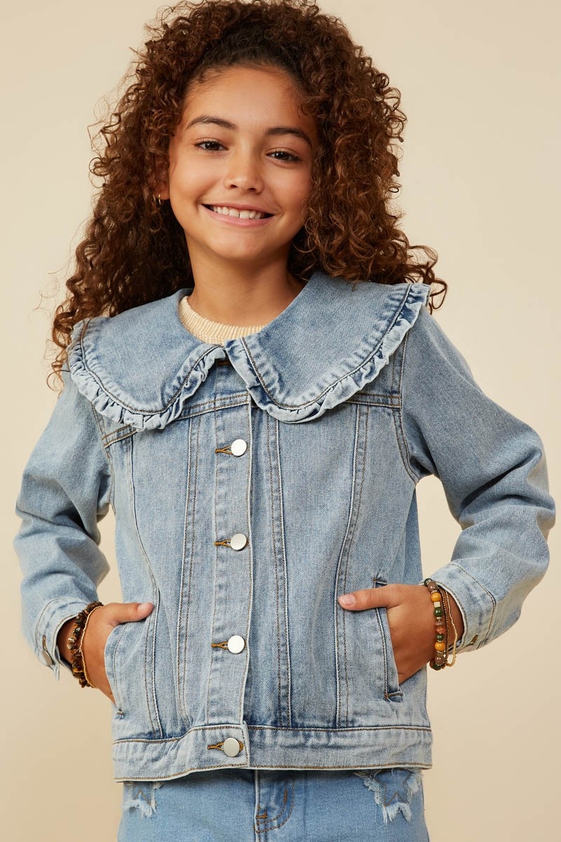 Peter pan jean jacket deals