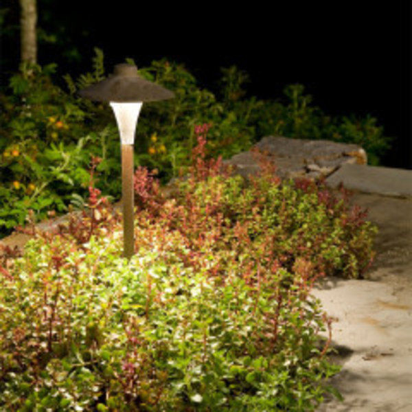 Cast Small China Hat Path Light