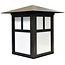 Alliance Outdoor Lighting Alliance MR16 Post Light Aged Brass Finish with Frosted Panels (POST100)