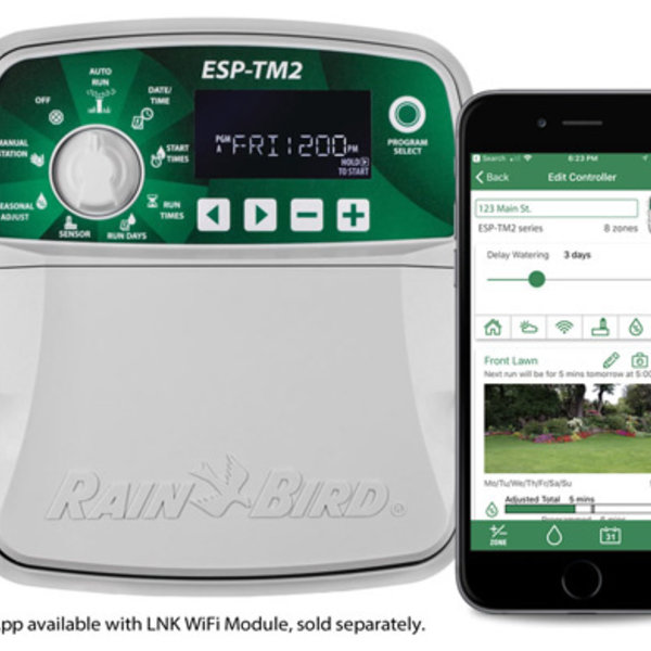 Rain Bird ESP-TM2 - Indoor/Outdoor 120V 8 Station Irrigation