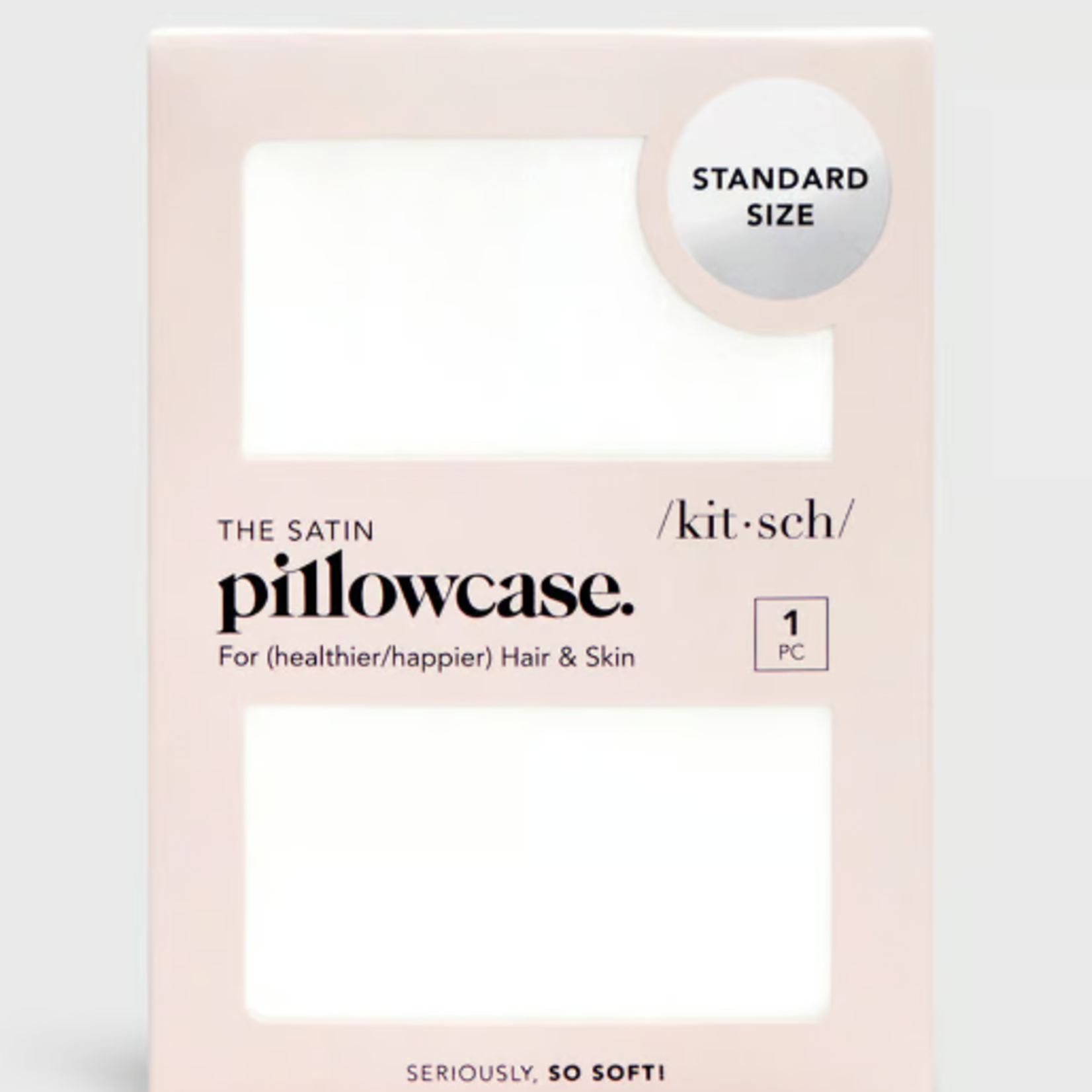 Satin Pillowcase Ivory Standard
