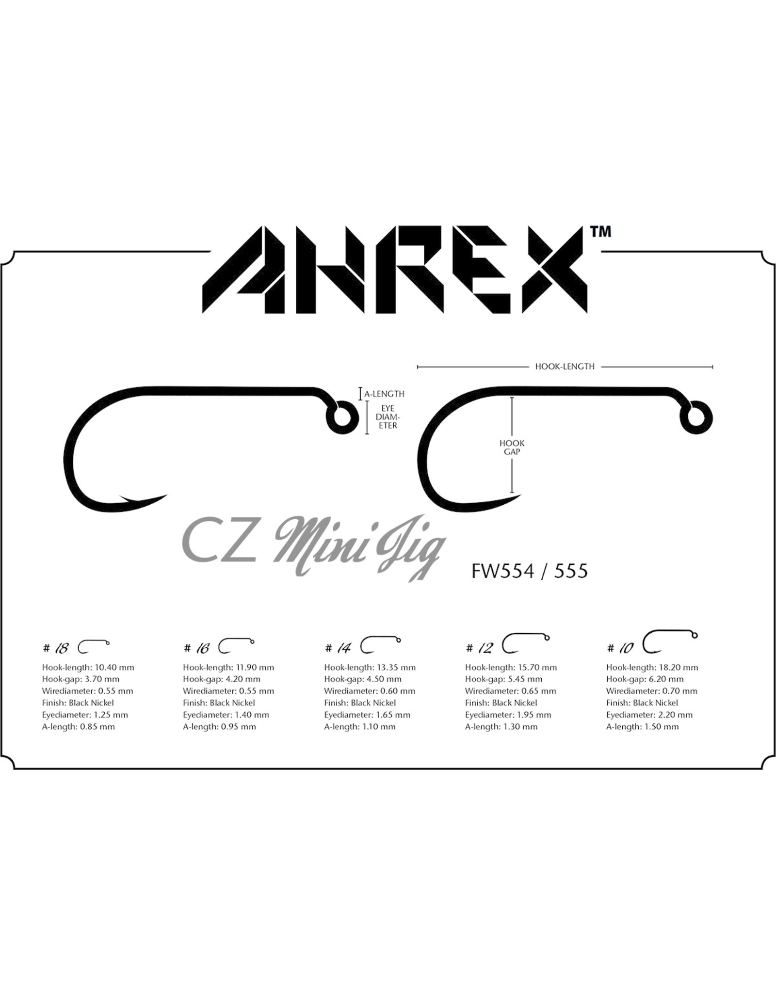 Ahrex - CZ Mini Jig Barbed - (24pk)