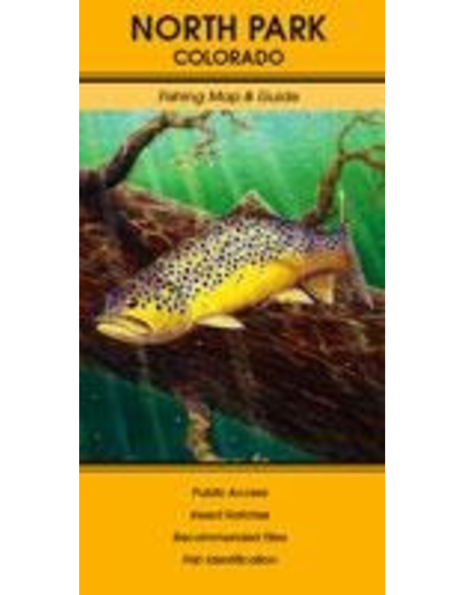 Fly Fish Guide - North Park - Fishing Map & Guide - Map