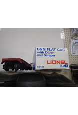 Lionel Flatcar w/Dozer and Scraper L&N 9121