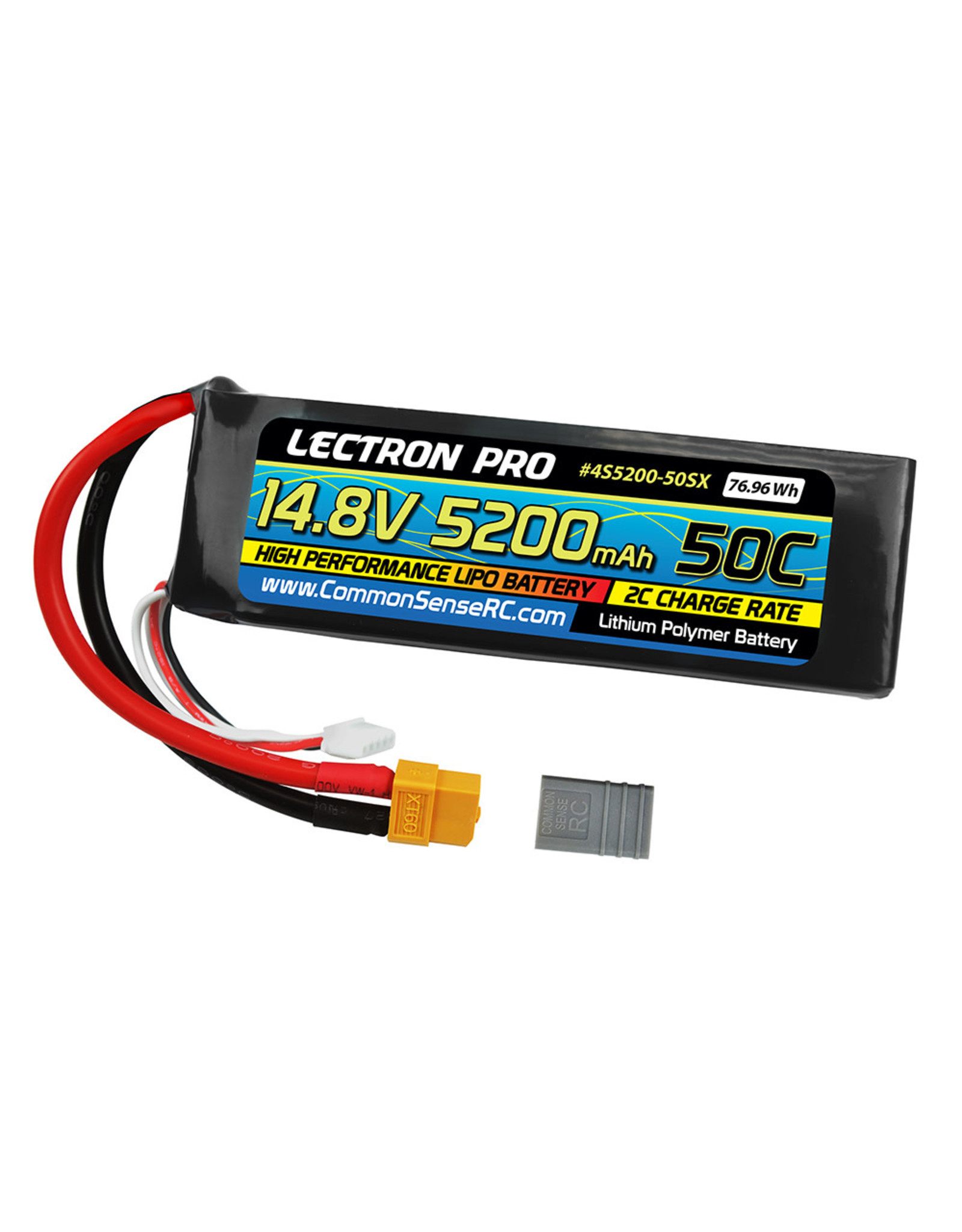 Lectron Pro Lectron Pro 14.8V 5200 50C Lipo Battery soft pack XT60/CSRC
