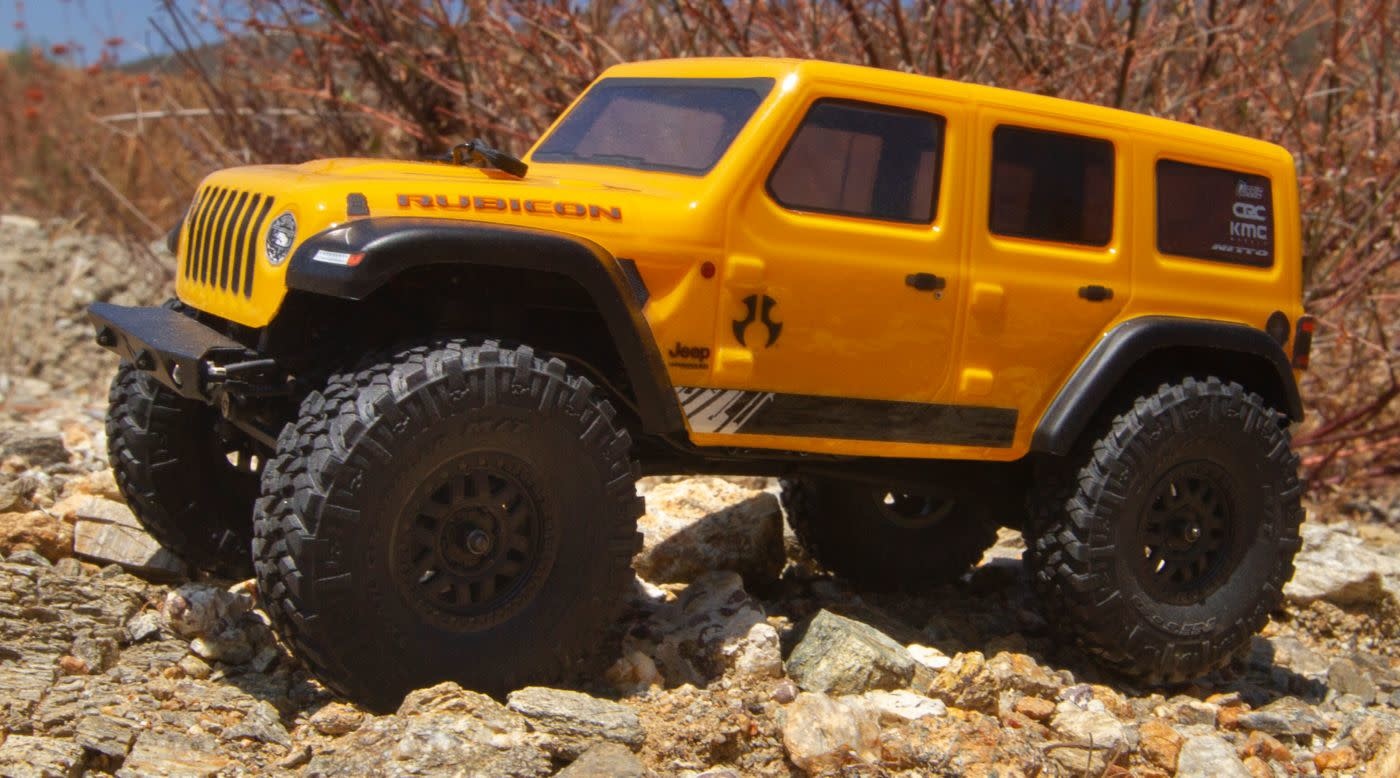 Axial SCX24 2019 Jeep JLU CRC RTR Yellow AXI00002T2 - BPCS Hobbies