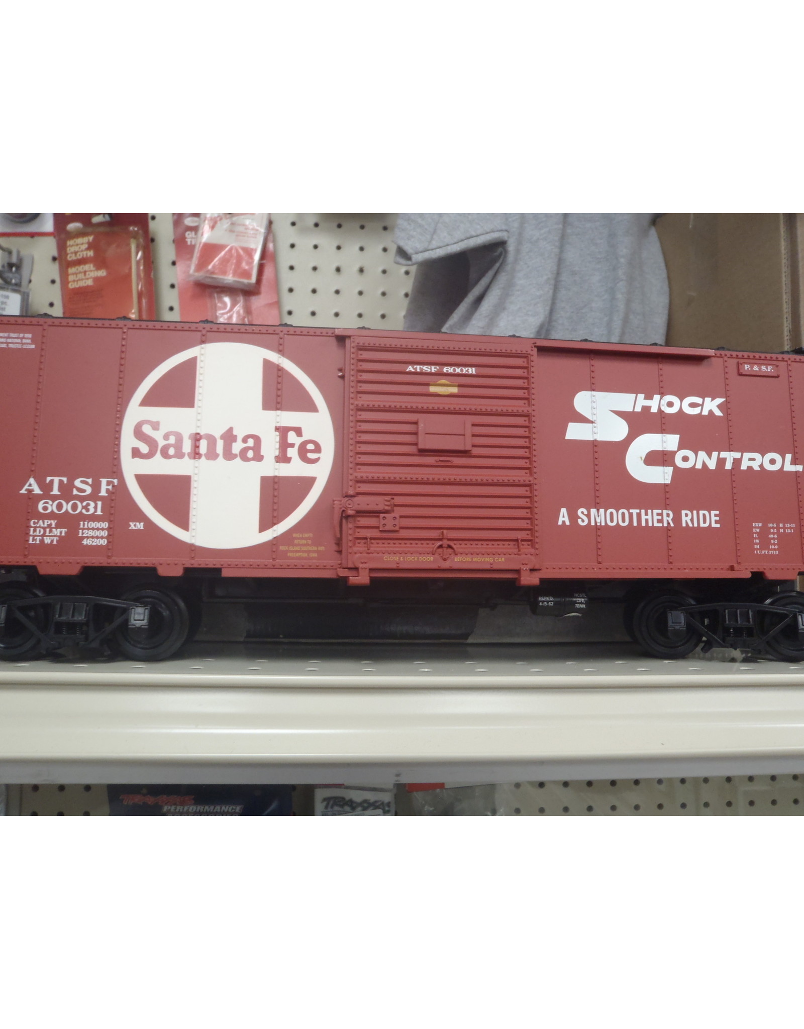 Aristocraft ART 46003 Aristocraft ATSF/Santa Fe Railroad Box Car Factory New, G Scale.