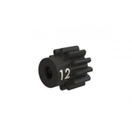 Traxxas Gear, 12-T pinion (32-p), heavy duty (machined, hardened steel)/ set screw