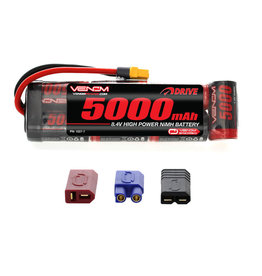 Venom 8.4V 5000mAh 7-Cell DRIVE Flat NiMH Battery: UNI 2.0 Plug