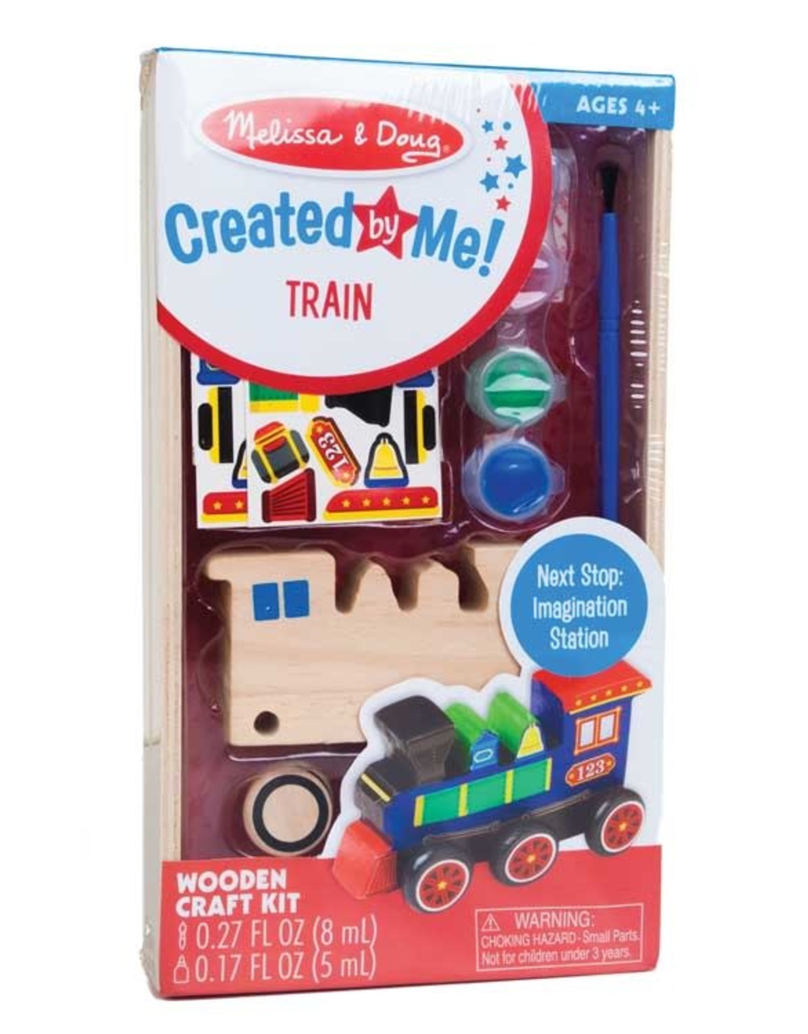 Melissa & Doug Paint your Own Train  Kit