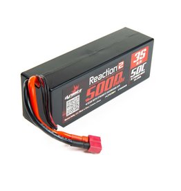 Reaction 11.1V 5000mah 3s 50C Lipo hardcase Deans connector