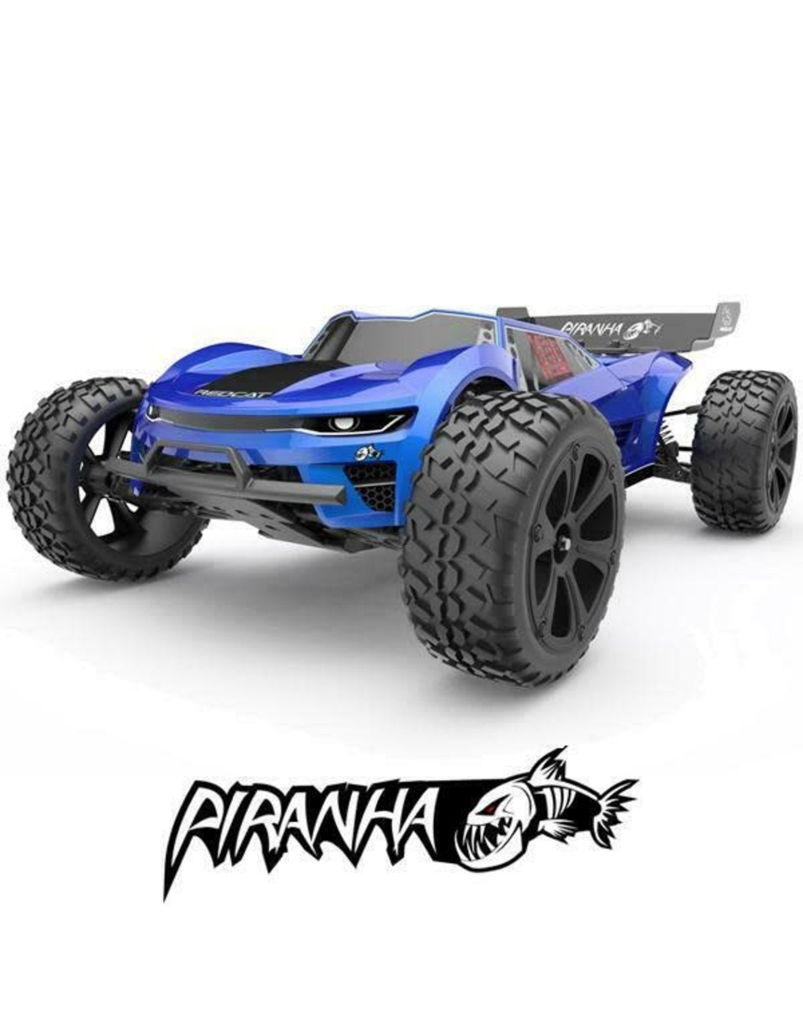 Redcat Racing Piranha TR10 1/10 Scale Brushed Electric Truggy - Includes: 2.4Ghz Radio, Battery, Charger, Ready to Run