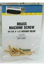 Walthers Brass Machine Screws 1/2 #2-56 947-1036