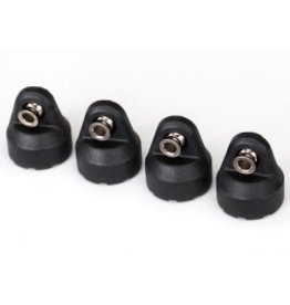 Traxxas Shock caps (black) (4) (assembled with hollow balls)