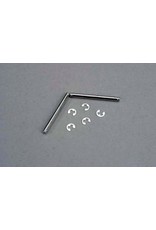 Traxxas [Suspension pins, 2.5x29mm (king pins) w/ e-clips (2) (strengthens caster blocks)] Suspension pins, 2.5x29mm (king pins) w/ e-clips (2) (strengthens caster blocks)