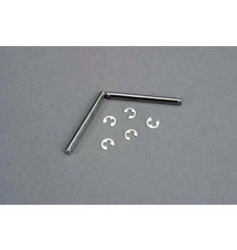 Traxxas [Suspension pins, 2.5x29mm (king pins) w/ e-clips (2) (strengthens caster blocks)] Suspension pins, 2.5x29mm (king pins) w/ e-clips (2) (strengthens caster blocks)