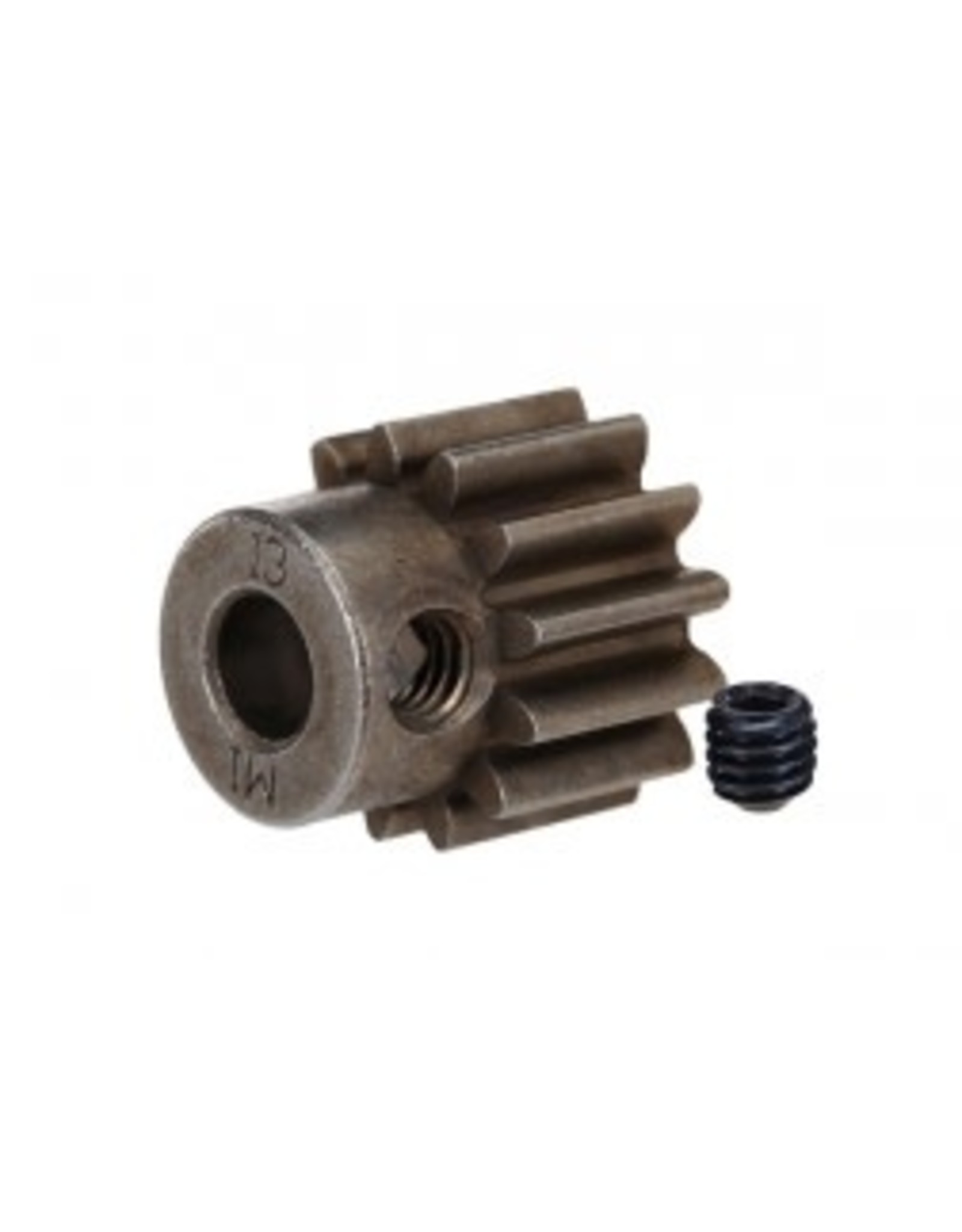 Traxxas Gear, 13-T pinion (1.0 metric pitch) (fits 5mm shaft)/ set screw (for use only with steel spur gears)