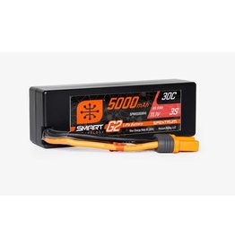 'Spektrum 11.1V 5000mAh 3S 30C Smart G2 Hardcase LiPo Battery: IC3