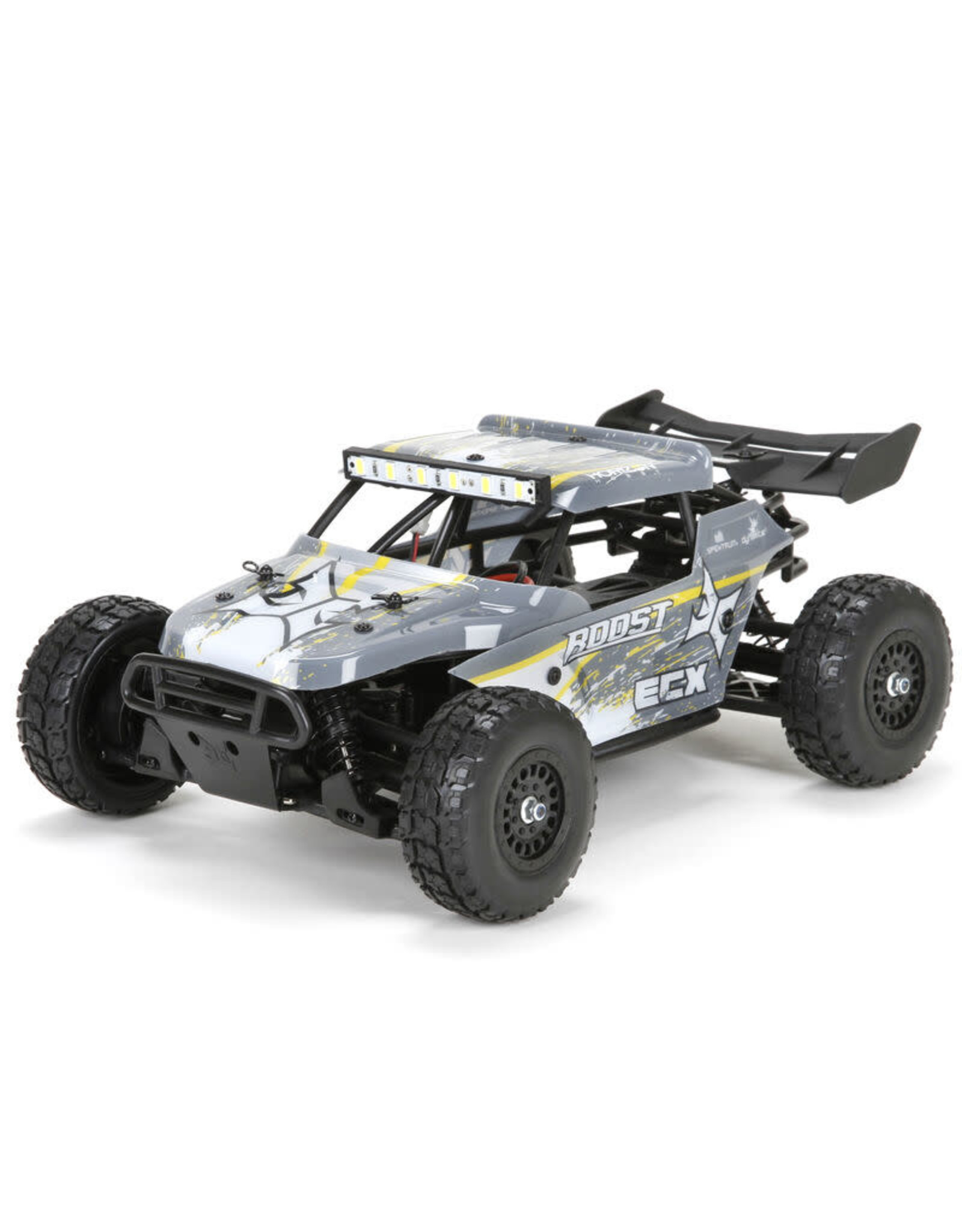 ECX 1/18 Roost 4WD Desert Buggy Brushed RTR, Grey/Yellow