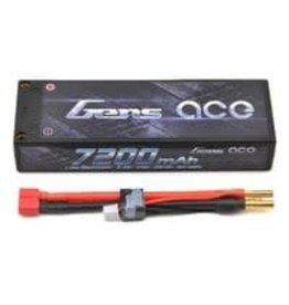 Gens Gens Ace 6000mAh 7.4V 70C 2S1P Hardcase Lipo Battery Pack 10# with 4.0mm banana to Deans plug