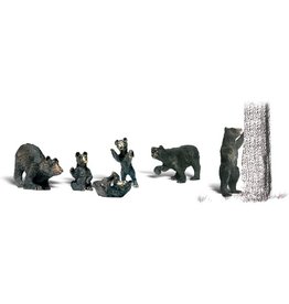 Woodland Scenics Black Bears HO