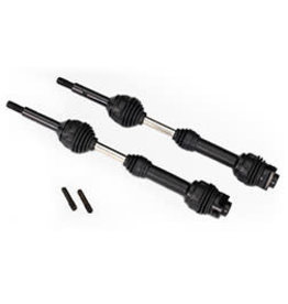 Traxxas Driveshafts, rear, steel-spline constant-velocity (complete assembly) (2)