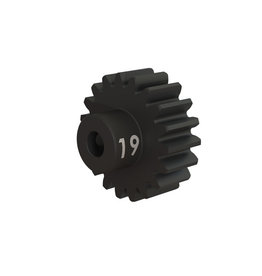 Traxxas [Gear, 19-T pinion (32-p), heavy duty (machined, hardened steel)/ set screw] Gear, 19-T pinion (32-p), heavy duty (machined, hardened steel)/ set screw