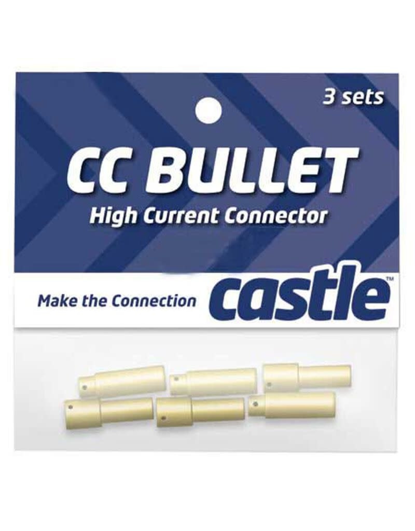 Castle High Current Connector: 4mm Bullet Set (3)