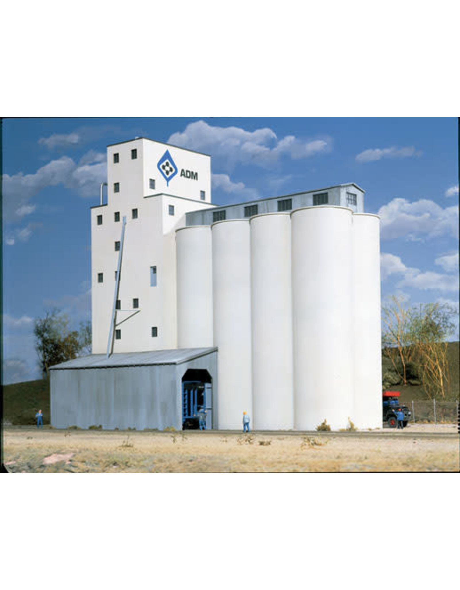 Walthers Walthers Cornerstone ADM(R) Concrete Grain Elevator Walthers Cornerstone #3022