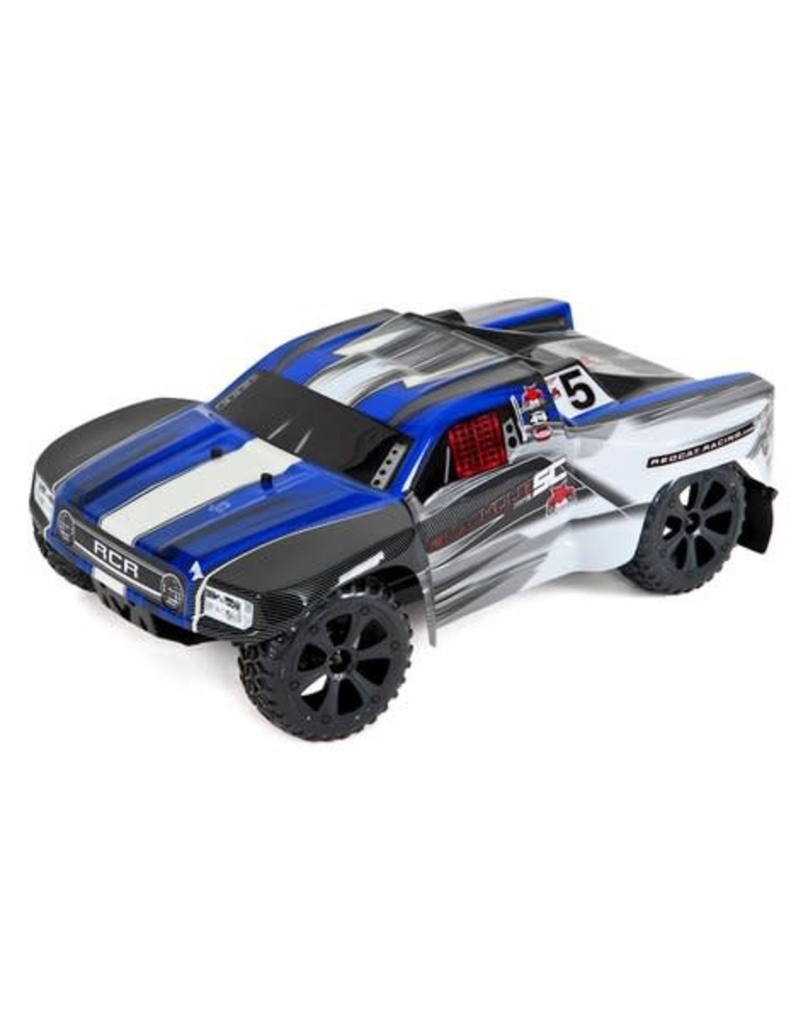 Redcat Racing Redcat Blackout SC RC Truck - 1:10 Brushed Electric Short Course Truck Blue