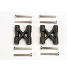 Traxxas [Bulkhead cross braces (2)/ 3x25mm CS screws (8)] Bulkhead cross braces (2)/ 3x25mm CS screws (8)