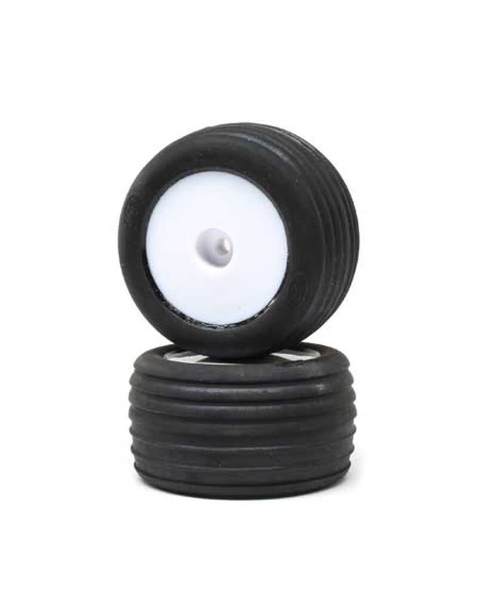 LOSI Directional Tires, FR, Mntd, Wht (2): Mini-T 2.0