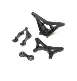 LOSI FR/RR Shock Tower Wing Stay: Mini-B