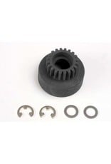 Traxxas Clutch bell, (20-tooth)/ 5x8x0.5mm fiber washer (2)/ 5mm E-clip (requires #4611-ball bearings, 5x11x4mm (2)