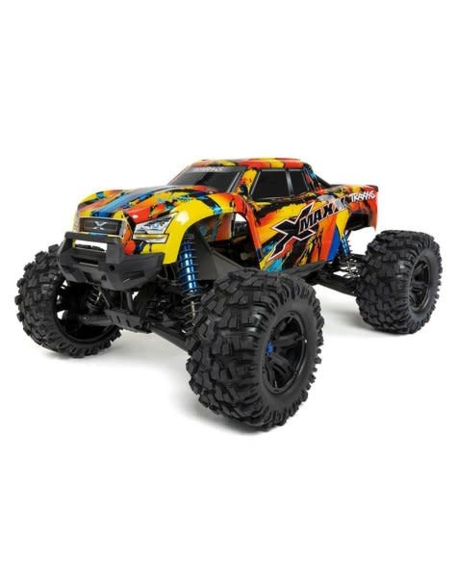 Traxxas Traxxas XMAXX  Fully assembled and Ready-To-Race® with TQi™ 2.4GHz radio system with Traxxas Stability Management, VXL-8s Brushless Power System, and ProGraphix® painted body.