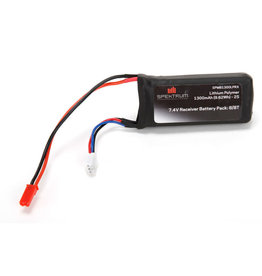Spektrum 7.4V 1300mAh 2S 5C LiPo Receiver Battery: JST