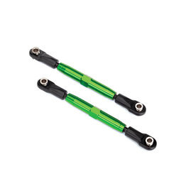 Traxxas [Camber links, front (TUBES green-anodized, 7075-T6 aluminum, stronger than titanium) (83mm) (2)/ rod ends (4)/ aluminum wrench (1) (#2579 3x15 BCS (4) required for installation)] Camber links, front (TUBES green-anodized, 7075-T6 aluminum, stronger than