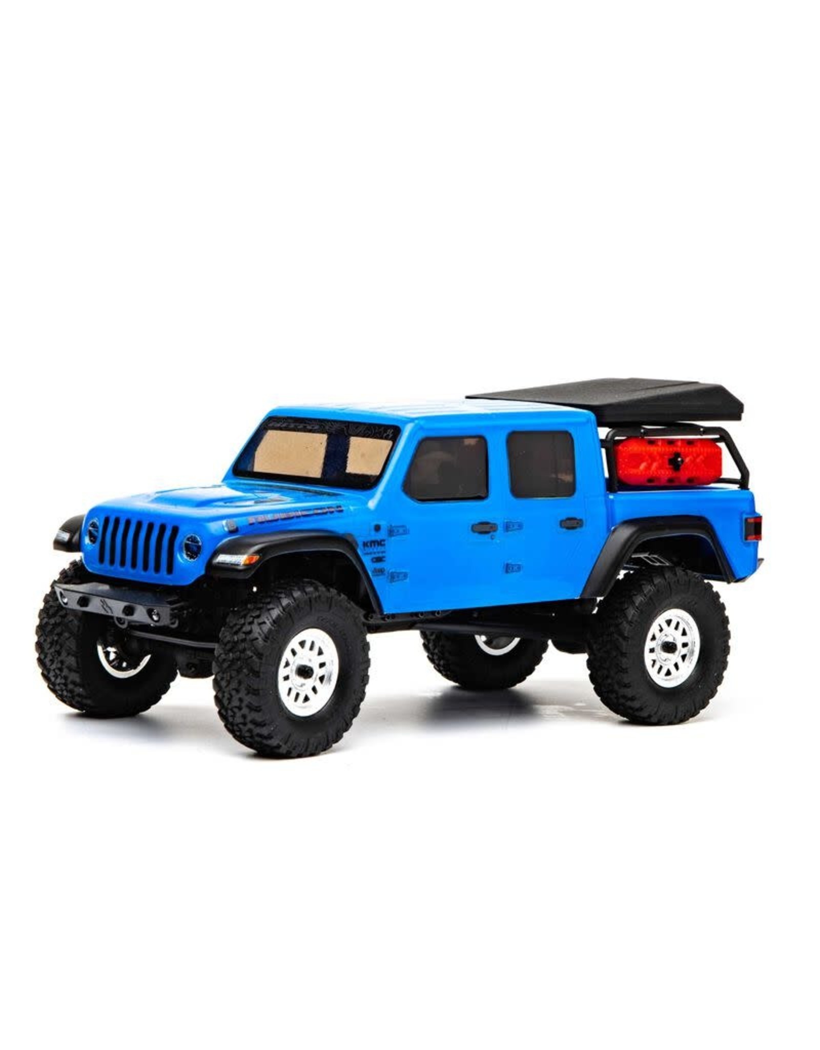 Axial 1/24 SCX24 Jeep JT Gladiator 4WD Rock Crawler Brushed RTR, Blue