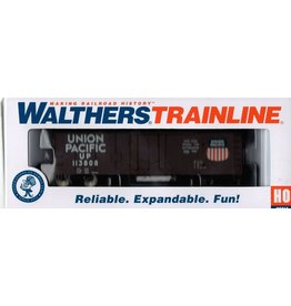 Walthers 40' Plug-Door Track Cleaning Boxcar - Ready to Run -- Union Pacific(R) (Boxcar Red, white; Large Logo)